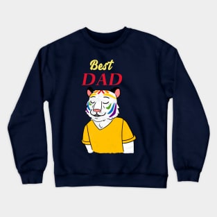 Best Dad design Crewneck Sweatshirt